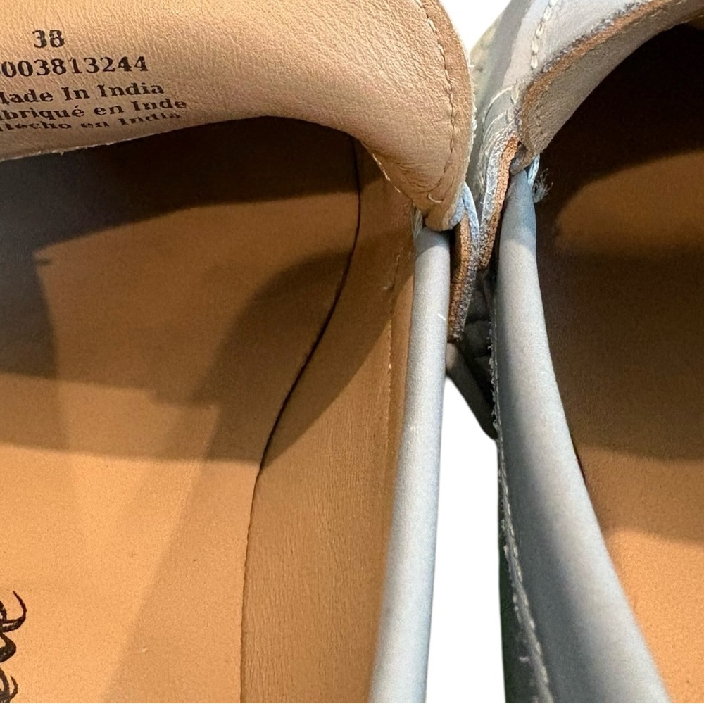 Free People Lyra Lug Sole Loafer in Dusty Blue, Sz EU 38 - Picture 15 of 16